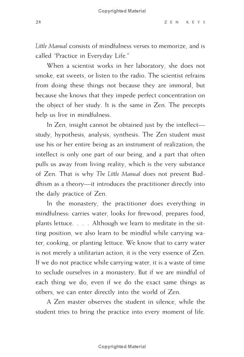 Zen Keys: A Guide To Zen Practice