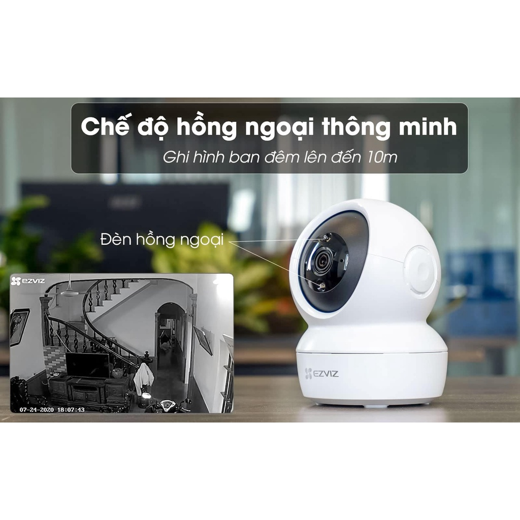 Camera Wifi C6N 2MP 1080P / 4MP 2K Siêu Net - Xoay 360, Loa 2 Chiều