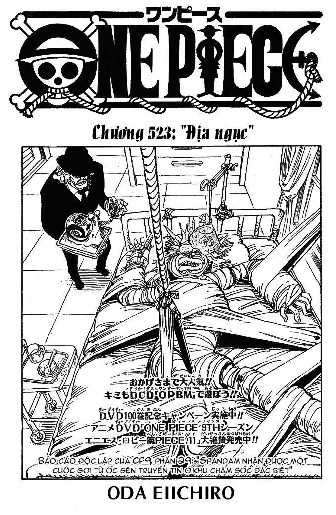 đảo hải tặc - one piece chapter 523 1