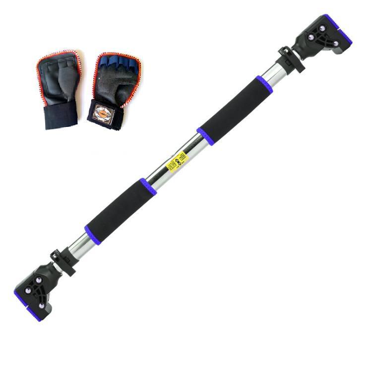 Combo Xà đơn treo tường, gắn tường 2020 điều chỉnh 72cm - 105cm và 93cm-140cm nặng 2kg, 2.5kg(tặng găng tay tập xà dày