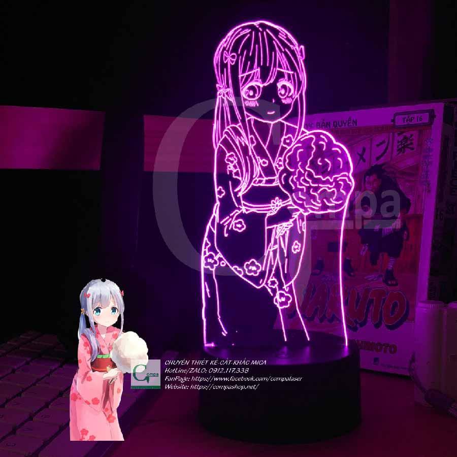 Đèn Ngủ Anime LED 3D Eromanga Sensei Izumi Sagiri Type 02 AEMS0102 16 màu tùy chỉnh - COMPA SHOP