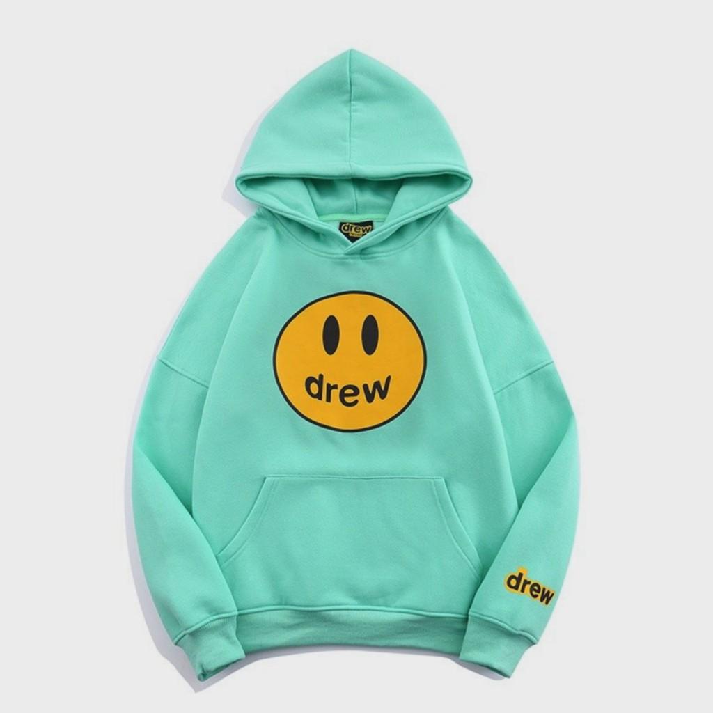 Áo Hoodie DREW Unisex Nam Nữ thu đông Nỉ Ngoại From Rộng