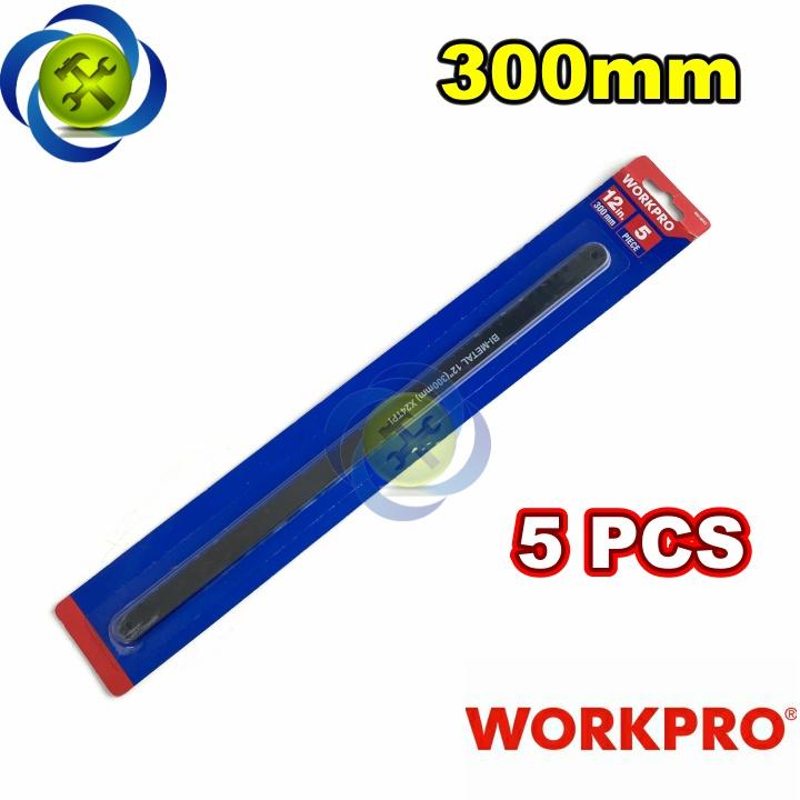 Bộ 5 lưỡi cưa Workpro W016043 dài 300mm