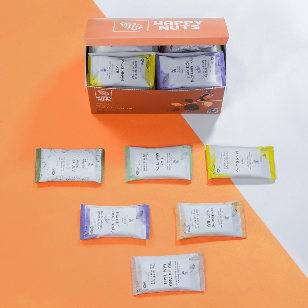 Hạt ăn hàng ngày HAPPY NUTS - Combo 28 túi daily nuts 30g