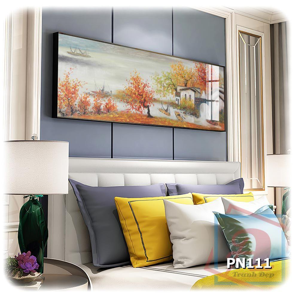 Tranh canvas khổ lớn trang trí phòng ngủ - PN111