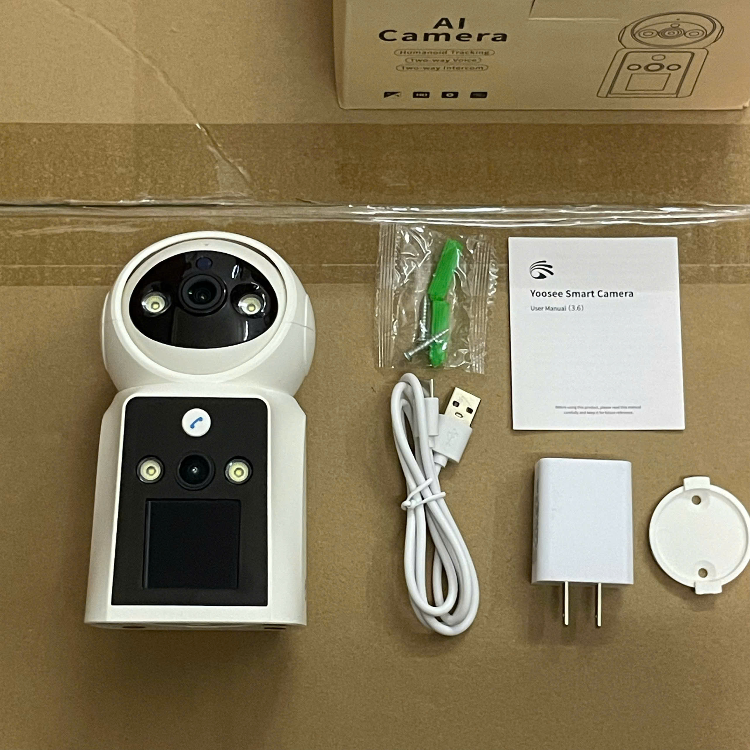 Camera WiFi Yoosee YSP215 2 Mắt Call Video - Đàm Thoại 2 Chiều, Nghe Gọi Video Trực Tiếp - Hàng chính hãng