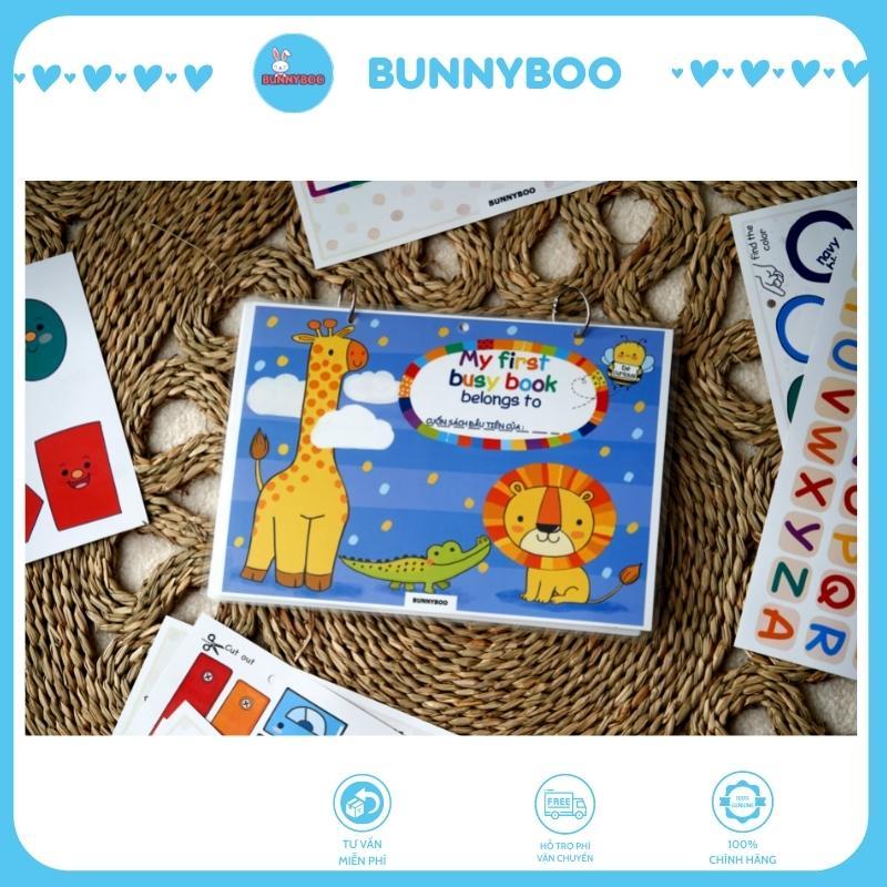 Học liệu bóc dán song ngữ thông minh cho bé BUNNYBOO