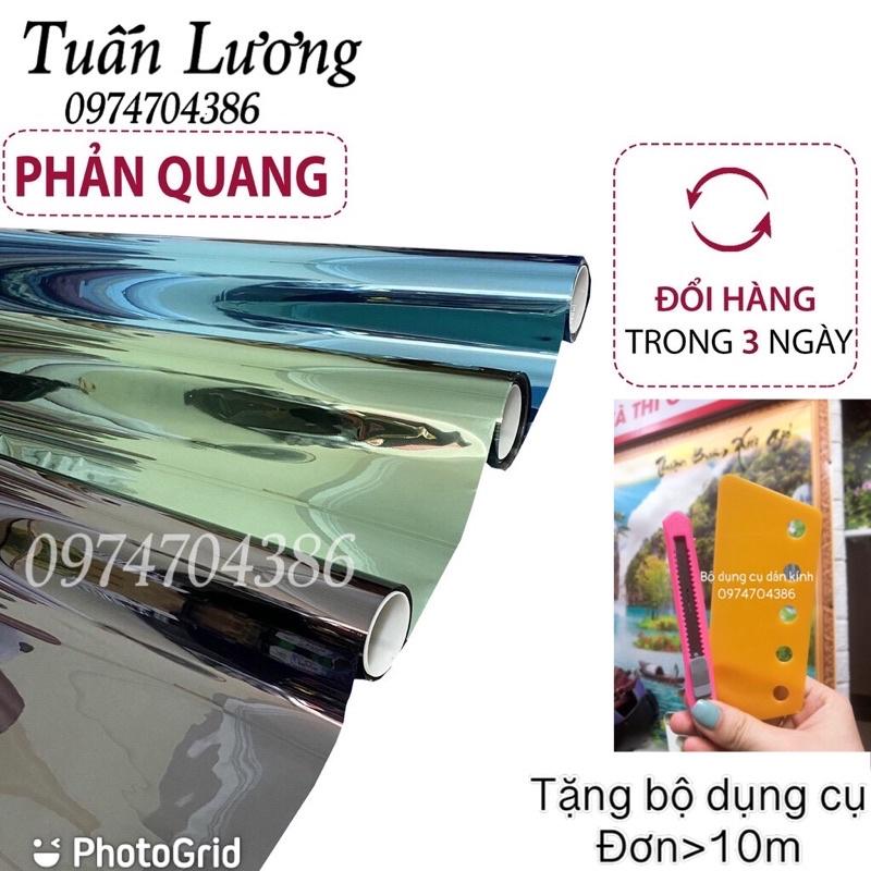 Dán kính chống nắng cách nhiệt 99% ( phản quang), dán cửa kính, kính oto, văn phòng khổ rộng 1m