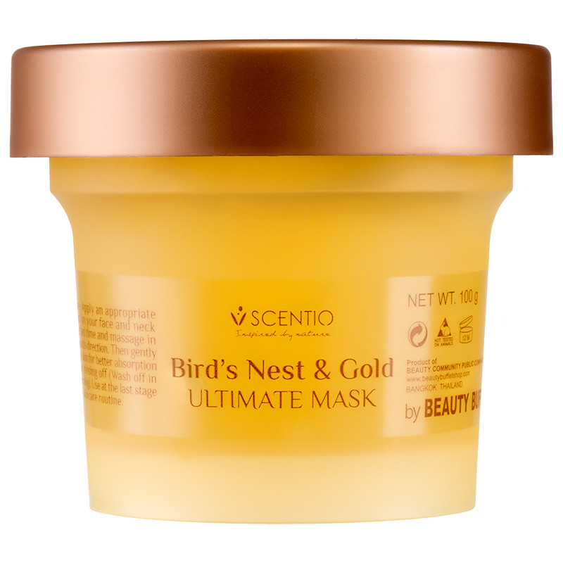 Mặt Nạ Trẻ Hóa Và Săn Chắc Da Từ Tổ Yến Và Vàng Scentio Bird's Nest &amp; Gold 100g