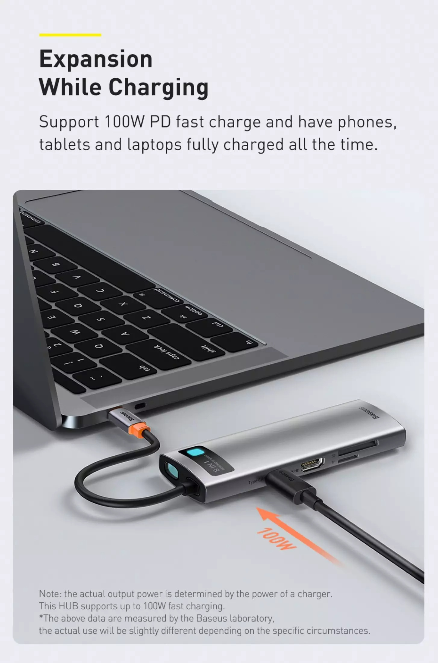 (Hàng chính hãng) Hub chuyển đổi đa năng Baseus Type-C - HDMI, USB, RJ45, SD, TF,... dành cho Macbook, Notebook, Laptop,... 