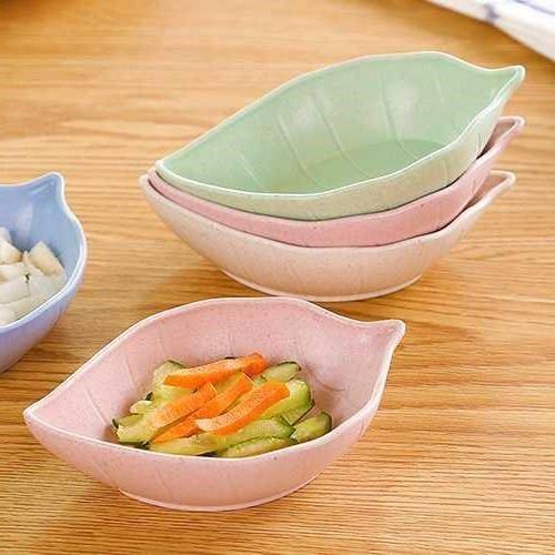 Chén Bát Đựng Gia Vị Hình Chiếc Lá Dĩa Đựng Nước Chấm Dễ Thương H127