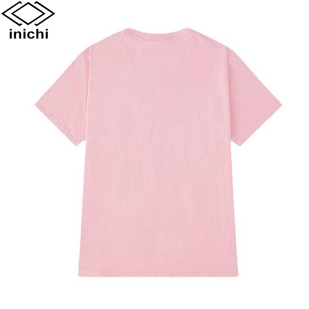 Áo thun unisex in chữ INICHI phong cách đơn giản 4 màu I21