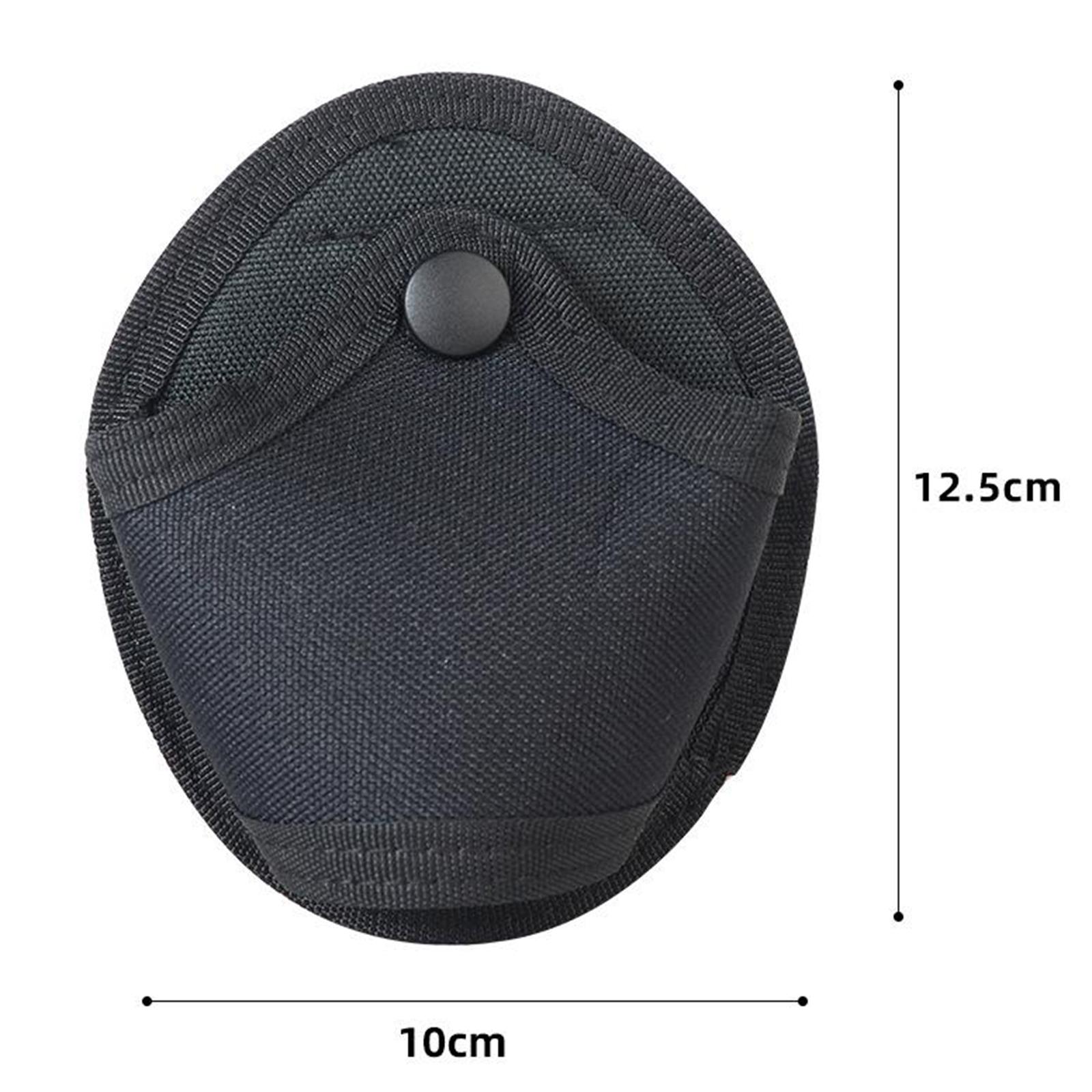 Black Laptop Handcuffs Fanny Pack Utility Case Bag Holder