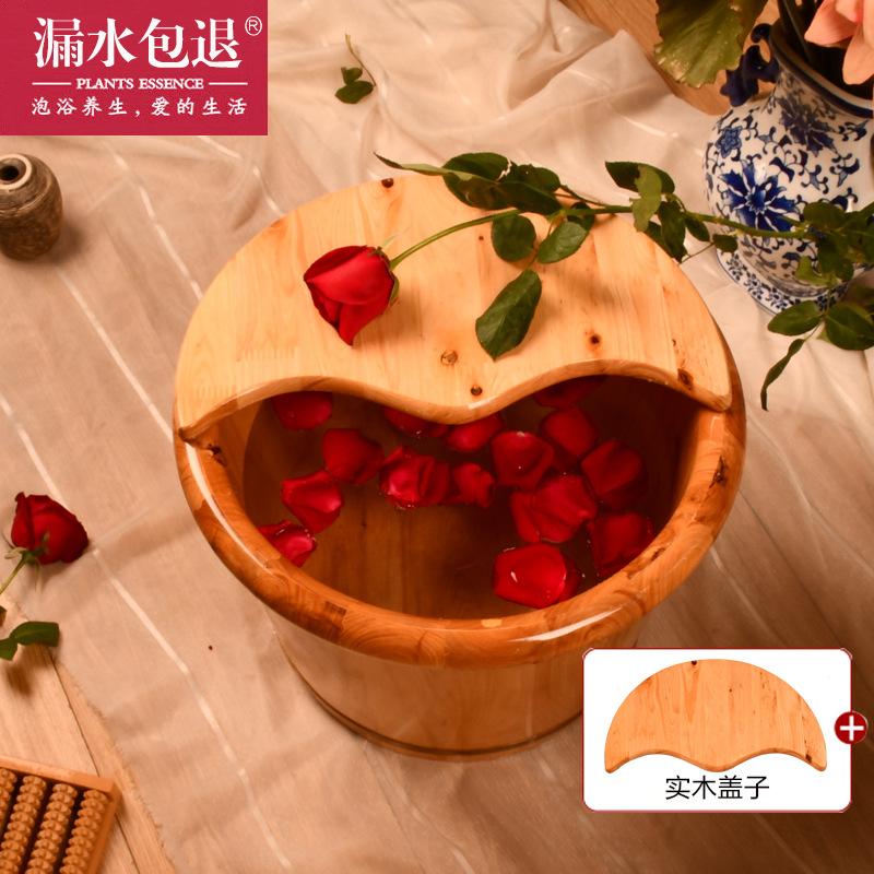Phong cách mới nhất của nhà gỗ tuyết tùng thùng ngâm chân đôi phòng làm móng chân thùng ngâm chân thương mại thùng ngâm chân bằng gỗ rắn thùng ngâm chân
