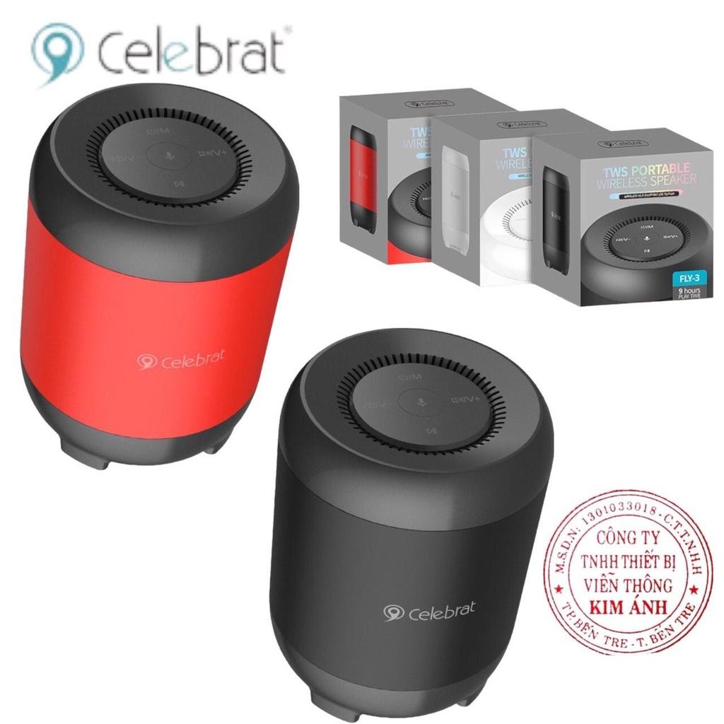 Loa bluetooth nhỏ gọn tiện dụng Celebrat FLY-3, hàng chính hãng