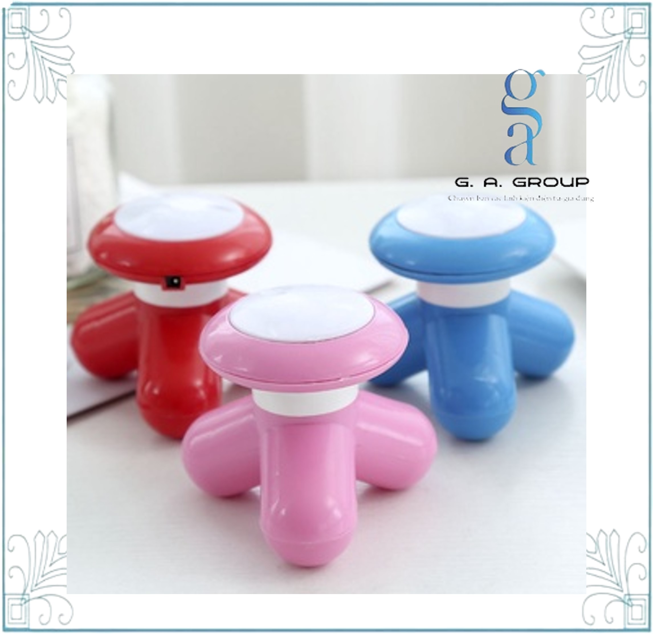 Máy Massage Mini Cầm Tay 3 Đầu