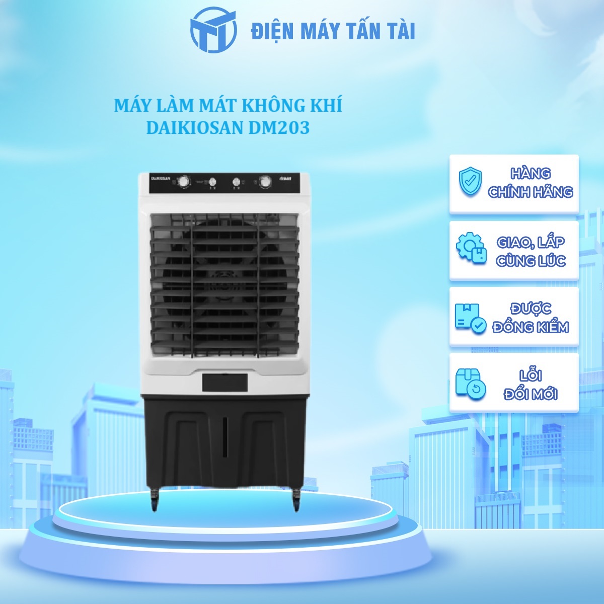 DM203 - MÁY LÀM MÁT KHÔNG KHÍ DAIKIOSAN DM203 - Hàng chính hãng