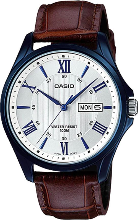 Đồng hồ nam dây da Casio MTP-1384BUL-5AVDF