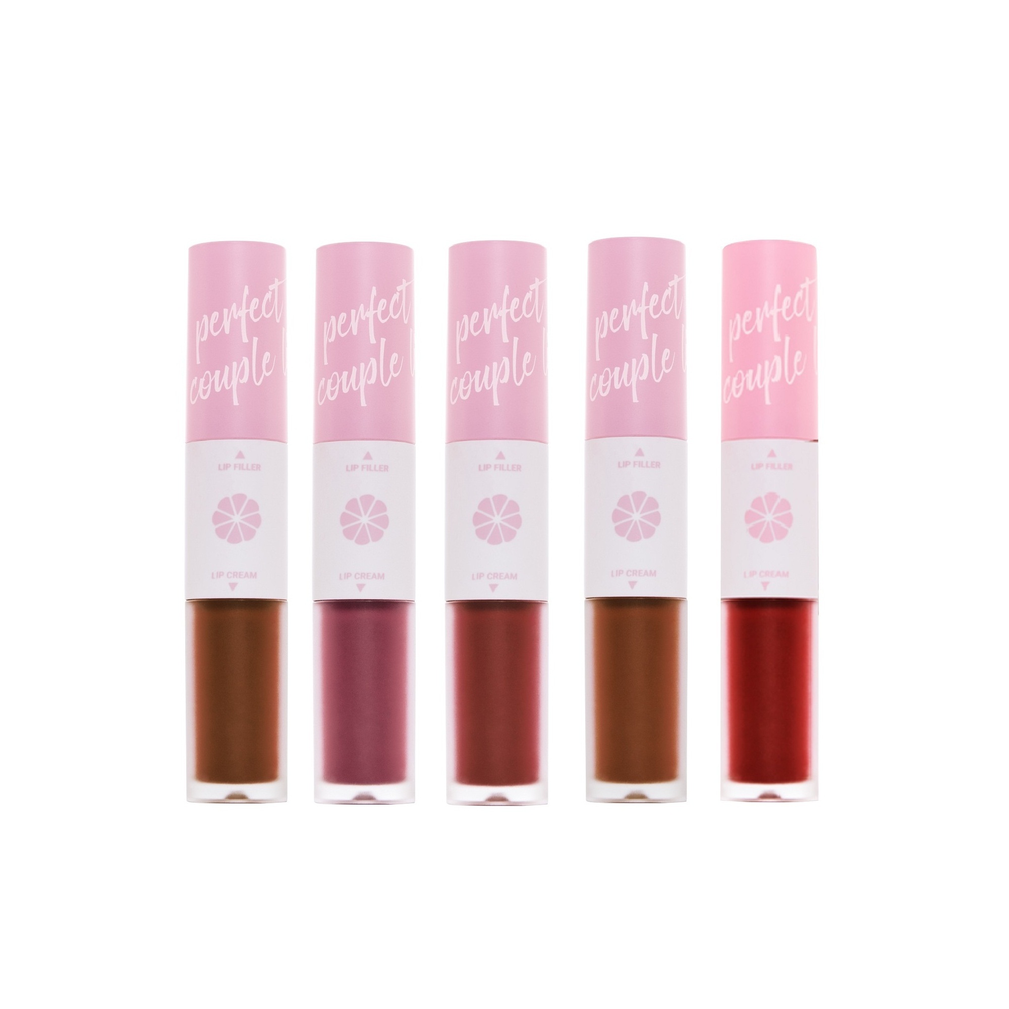 Combo Son Kem Lì Lemonade Perfect Couple Lip Set 5 cây x 7.5g