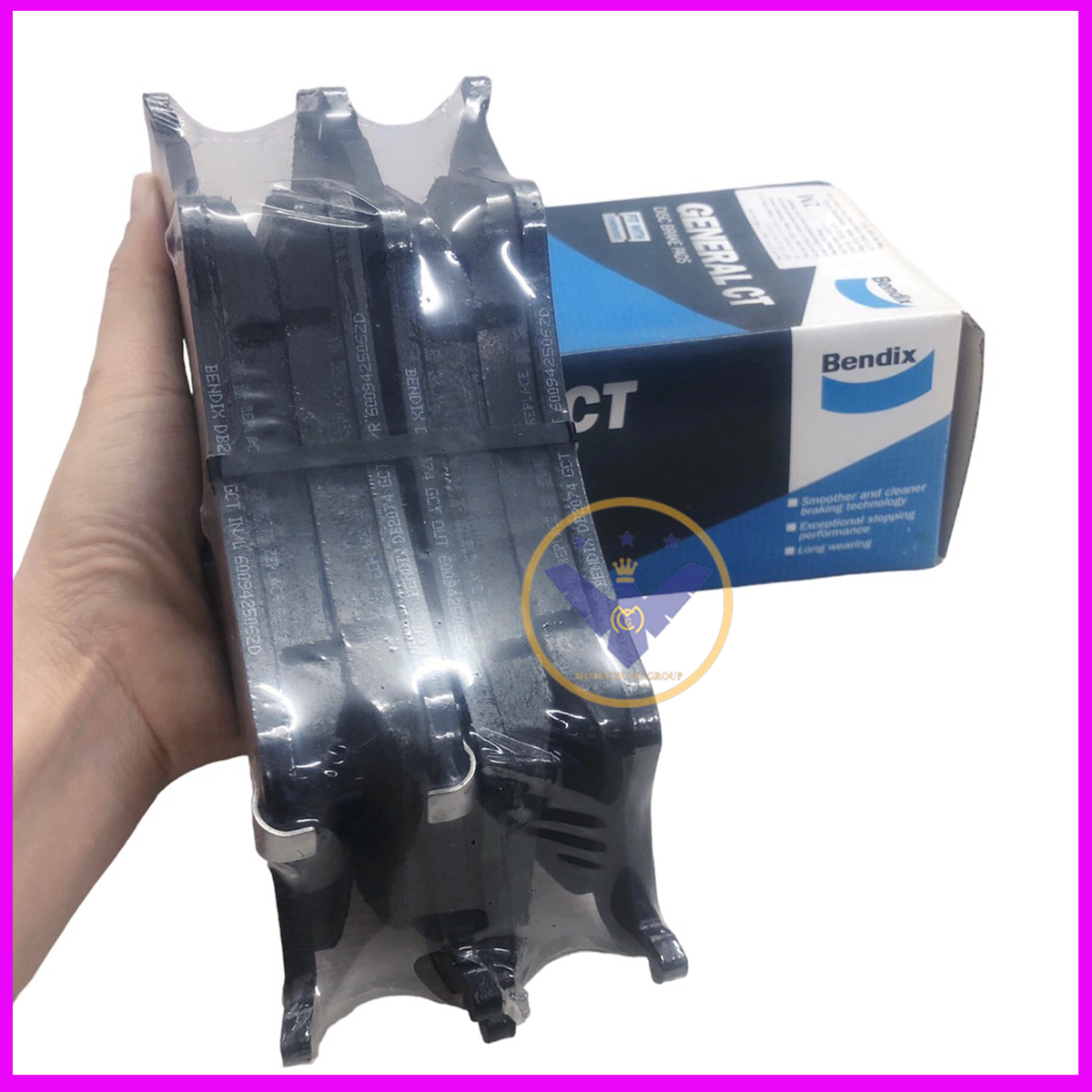 Má phanh/ bố thắng trước và sau hãng Bendix xe  FORD Ranger, Mazda BT50 2.2/3.2 (13-nay ) - Thái Lan