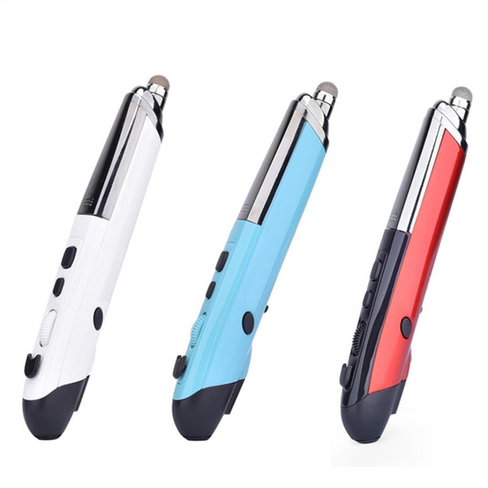 2.4G Wireless Optical Mouse Handwriting Mice Pocket Mini Mouse Pen white