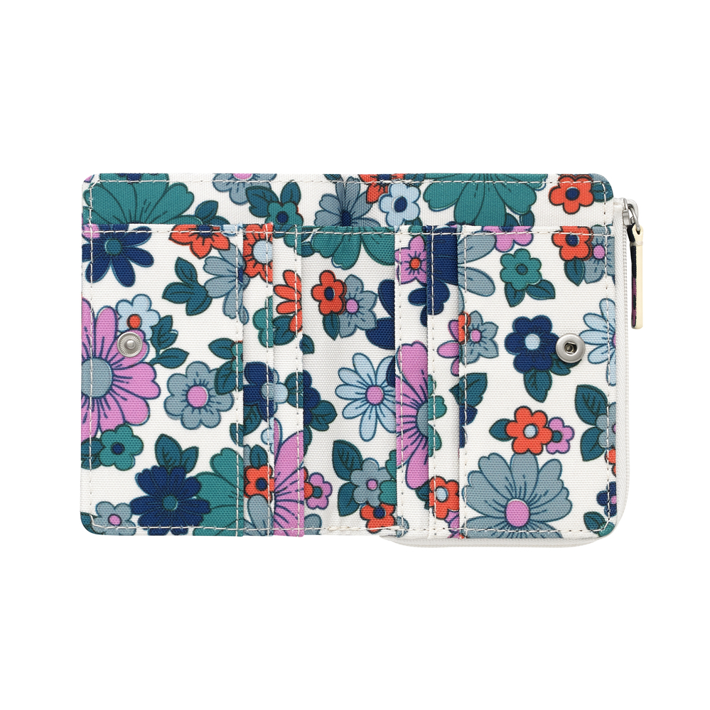 Ví ngắn mini Cath Kidston họa tiết Petals (Slim Pocket Purse Petals)