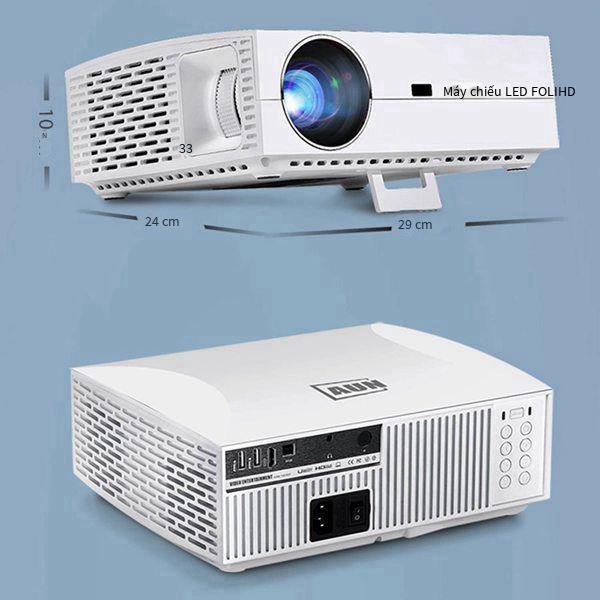 Ưu đãi tốt nhất Máy chiếu F30 1080P Rạp hát tại nhà Máy chiếu 3D 360ANSI Lumens
