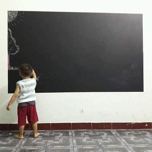 BẢNG DÁN TƯỜNG THÔNG MINH KHỔ LỚN TẶNG BÚT LÔNG VIẾT BẢNG/PHẤN, BẢNG ĐEN