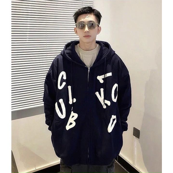ÁO HOODIE - ÁO KHOÁC NỈ NGOẠI Dây full zip HOOIDE MỚI in chữ Nỗi cực hot