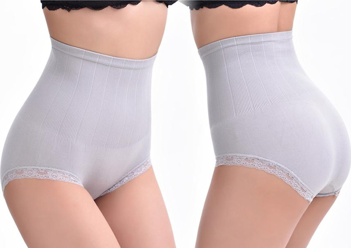 Combo 2 Quần gen nịt bụng định hình phối viền ren