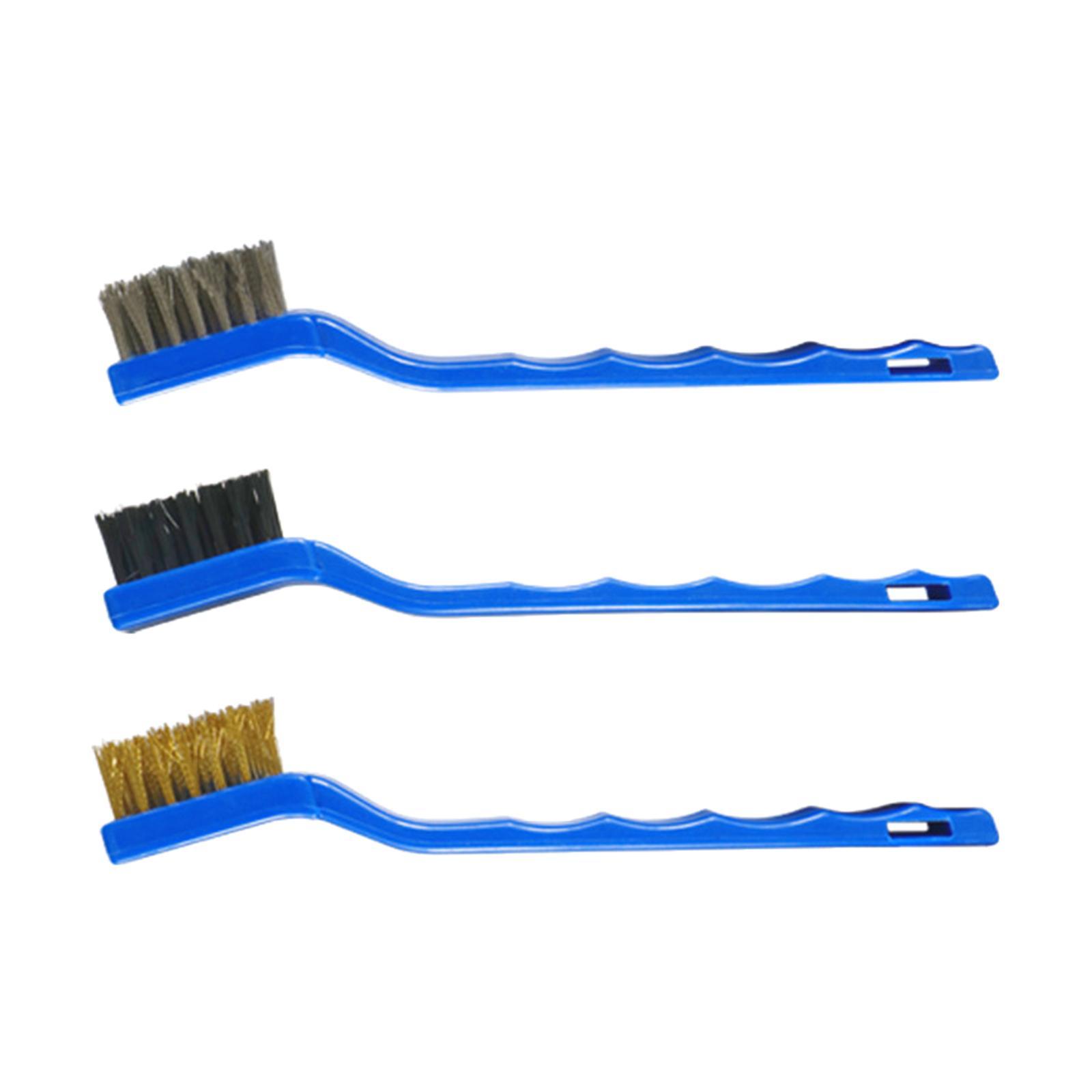 3 Pieces Engine Cleaning Brushes Easy Storage Professional for Engine