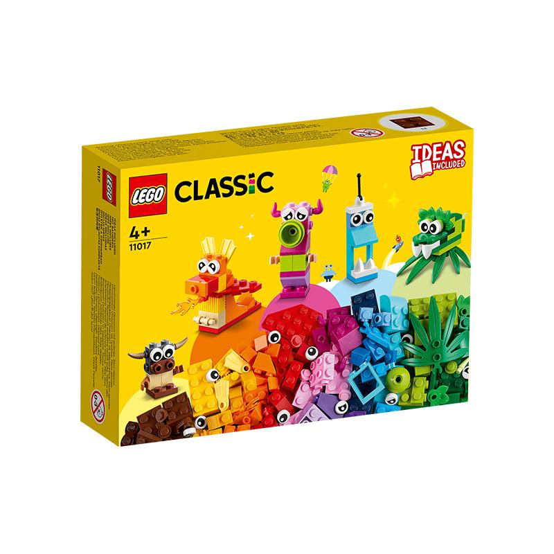 Đồ Chơi LEGO Hộp Gạch Classic Chủ Đề Quái Vật Sáng Tạo 11017 (140 chi tiết)