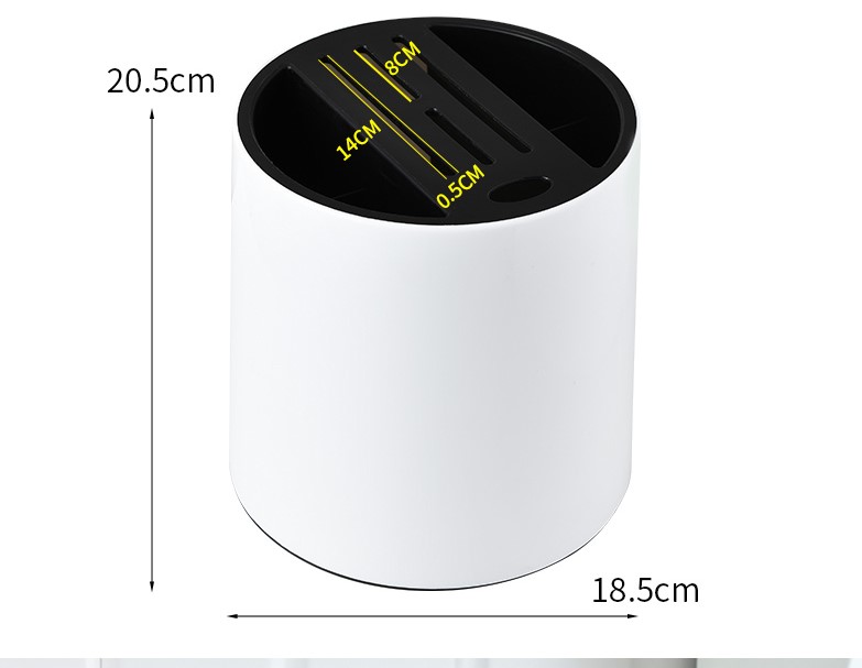 Kệ đựng đũa muỗng dao đa năng có thể xoay 360 độ