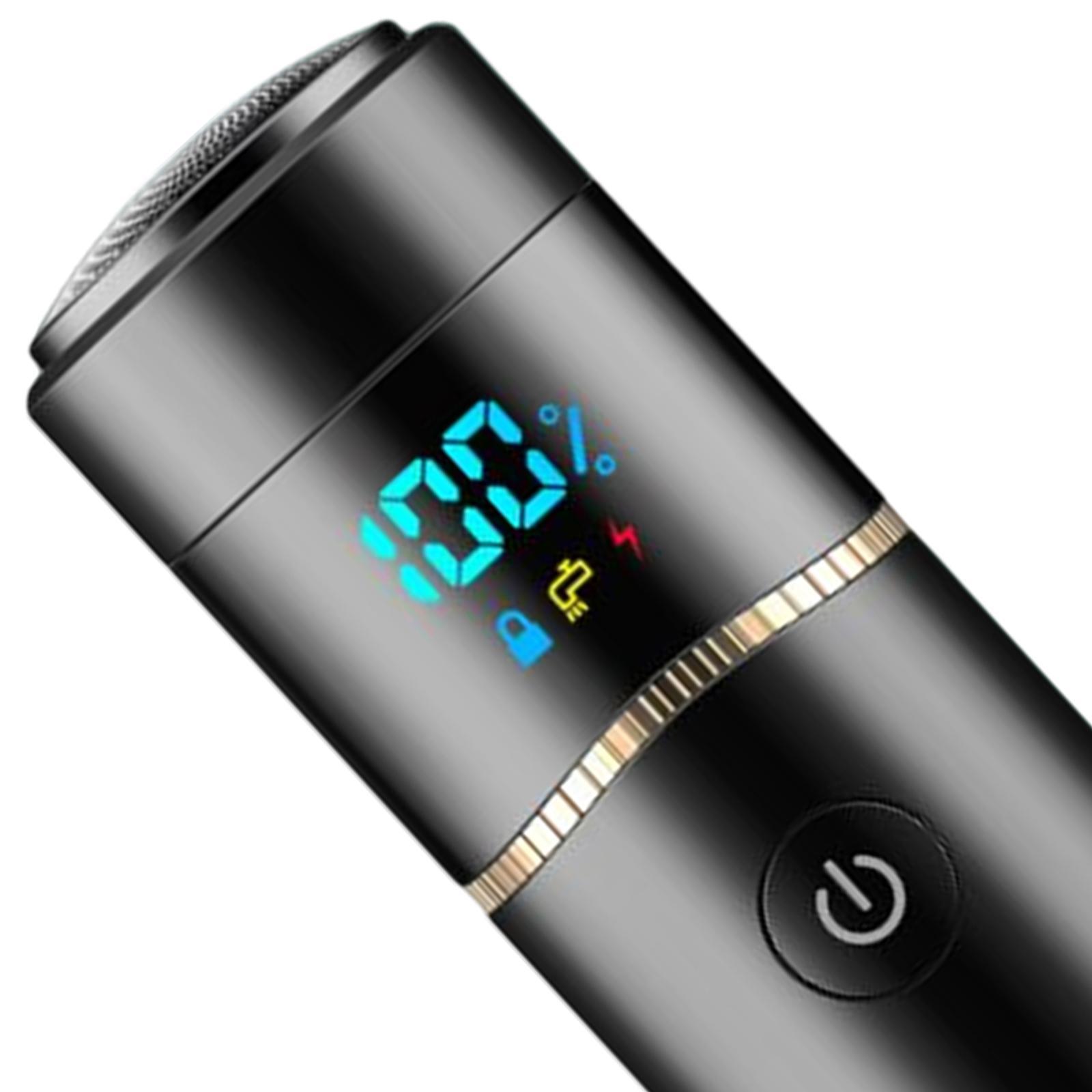 Mini Electric Shaver Waterproof for Men USB Charging LED Display