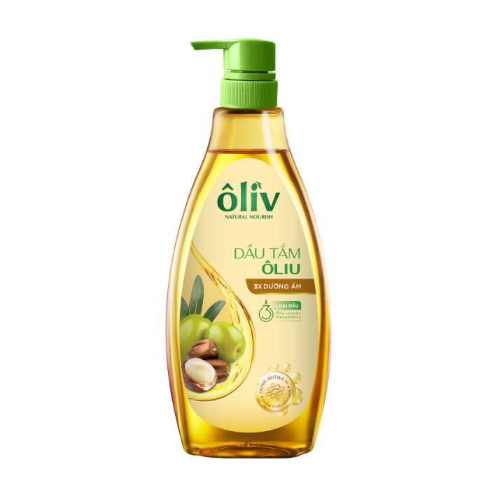 [Hàng Chính Hãng] Dầu Tắm Ôliv Virgin Ôlive Oil 650ml