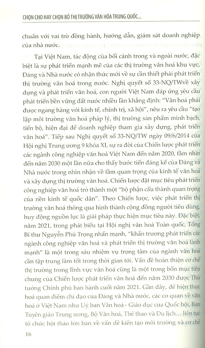 Chọn Cho Hay Chọn Cho Bỏ - Thị Trường Văn Hóa Trung Quốc Trong Kỷ Nguyên Toàn Cầu Hóa (Sách chuyên khảo)