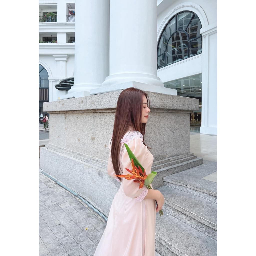 Áo dài cách tân 4 tà HẠ VŨ hàng thiết kế siêu hot