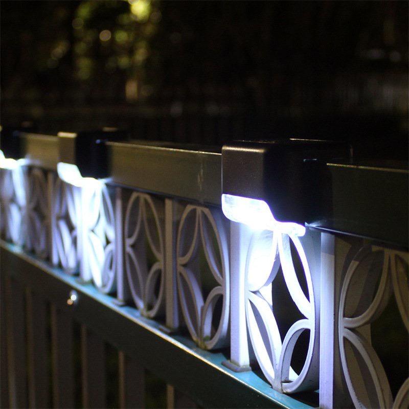 Đèn Led RGB năng lượng mặt trời chống thấm nước trang trí cầu thang ngoài trời