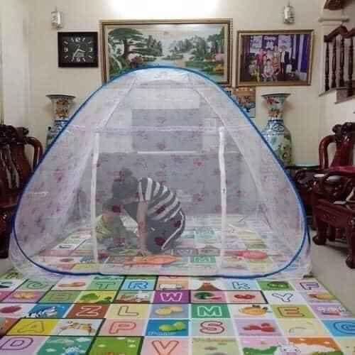 Màn chụp, mùng chụp tự bung gấp gọn bảo vệ gia đình nhiều kích thước tiện lợi