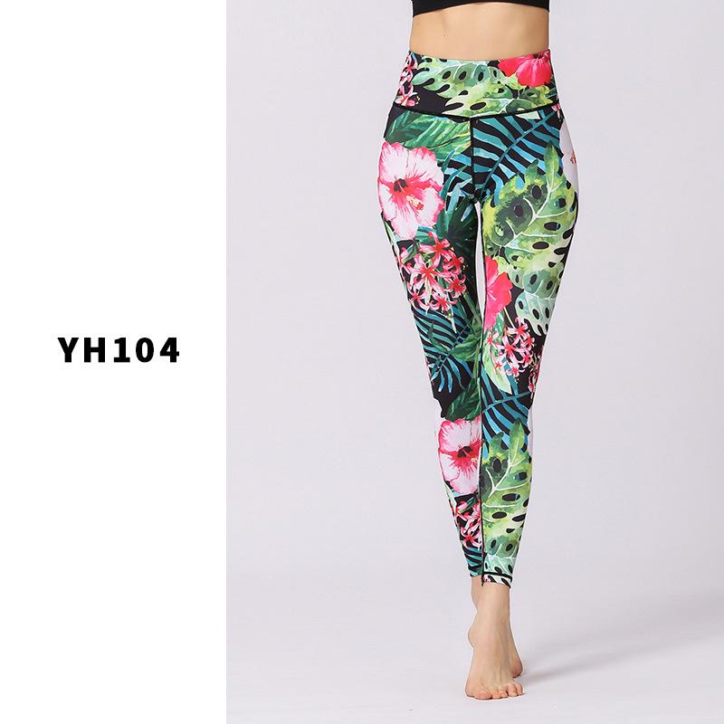 Năm 2018 in Tập Thể Dục Quần Legging Lưng Cao, Tập Yoga Quần Co Giãn Quần Legging Nữ Tập Gym Nữ Quần Tập Luyện Tập Yoga Chạy Chặt Quần