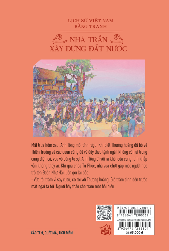 Lịch sử Việt Nam bằng tranh - Nhà Trần xây dựng đất nước (Bản màu)