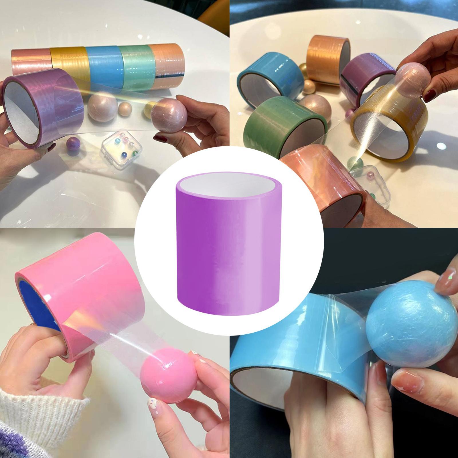 3 Piece Sticky Ball Rolling Tape Game Unzip Tape for Kids