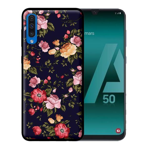 Ốp lưng in cho Samsung Galaxy A7 2018 mẫu Họa Tiết Hoa Nhỏ - Hàng chính hãng