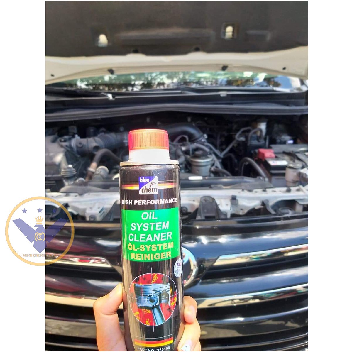 Súc rửa động cơ xe ô tô Bluechem Oil System Cleaner 250ml