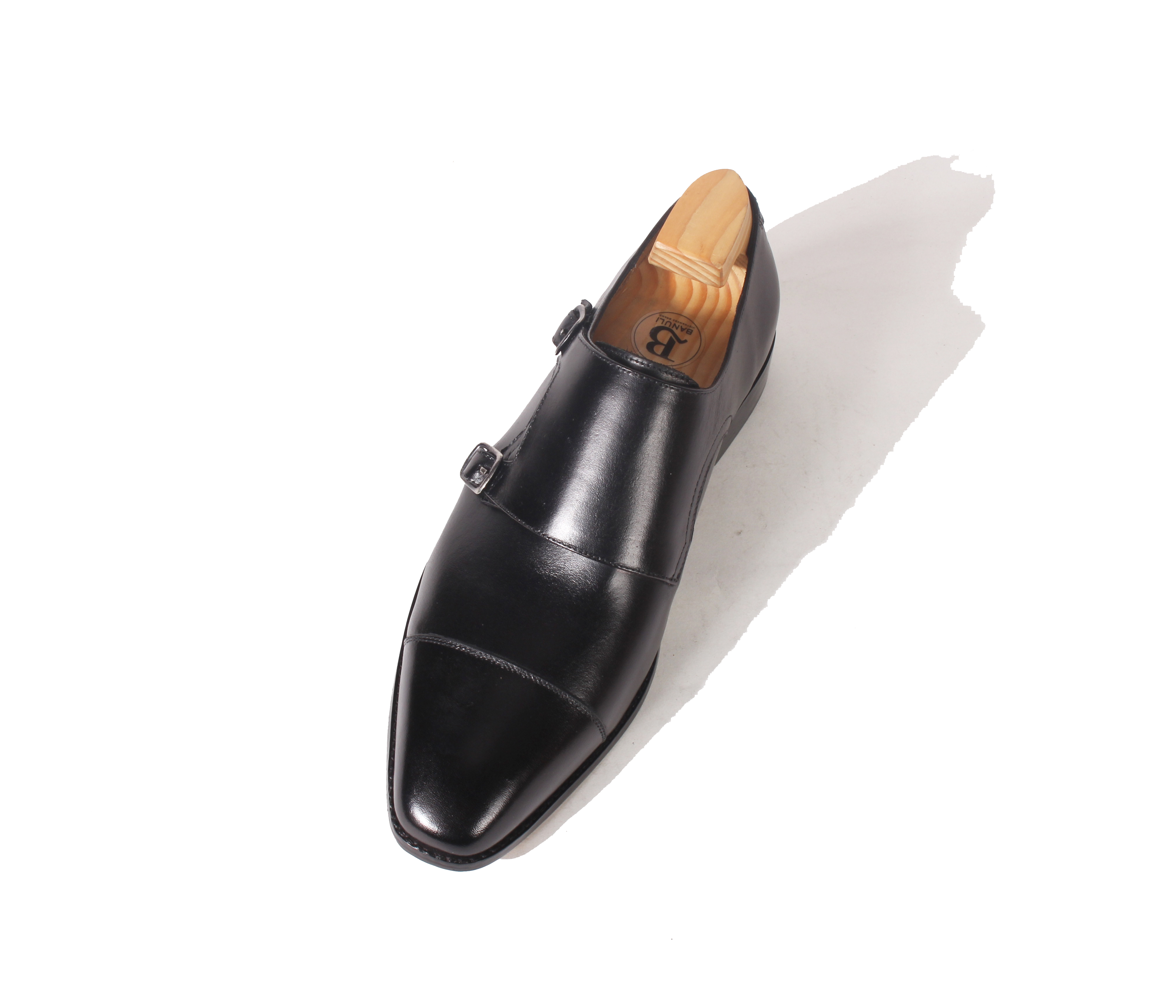 Giày Tây Nam Monkstrap BANULI H1DS3M0 - Da Bò Mộc Siêu Mềm, Đế Khâu Blake Siêu Nhẹ Siêu Êm