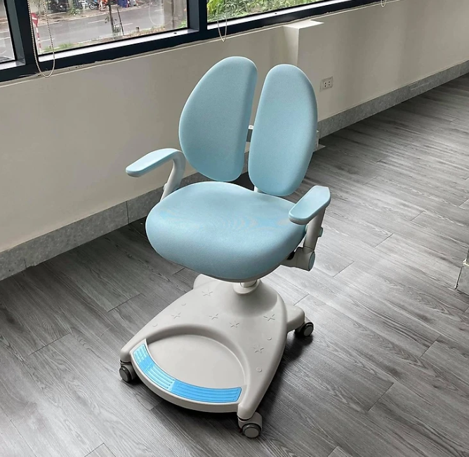 Ghế học sinh chống gù đa năng Tundo nâng hạ chiều cao tay gạt CT G06 có khóa bánh trọng lực, xoay 360 độ