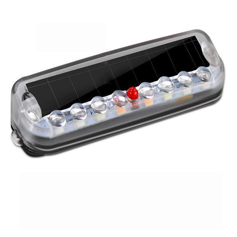 Đèn LED khẩn cấp nhỏ cảnh báo sử dụng năng lượng mặt trời chống thấm nước đầy màu sắc cho xe hơi