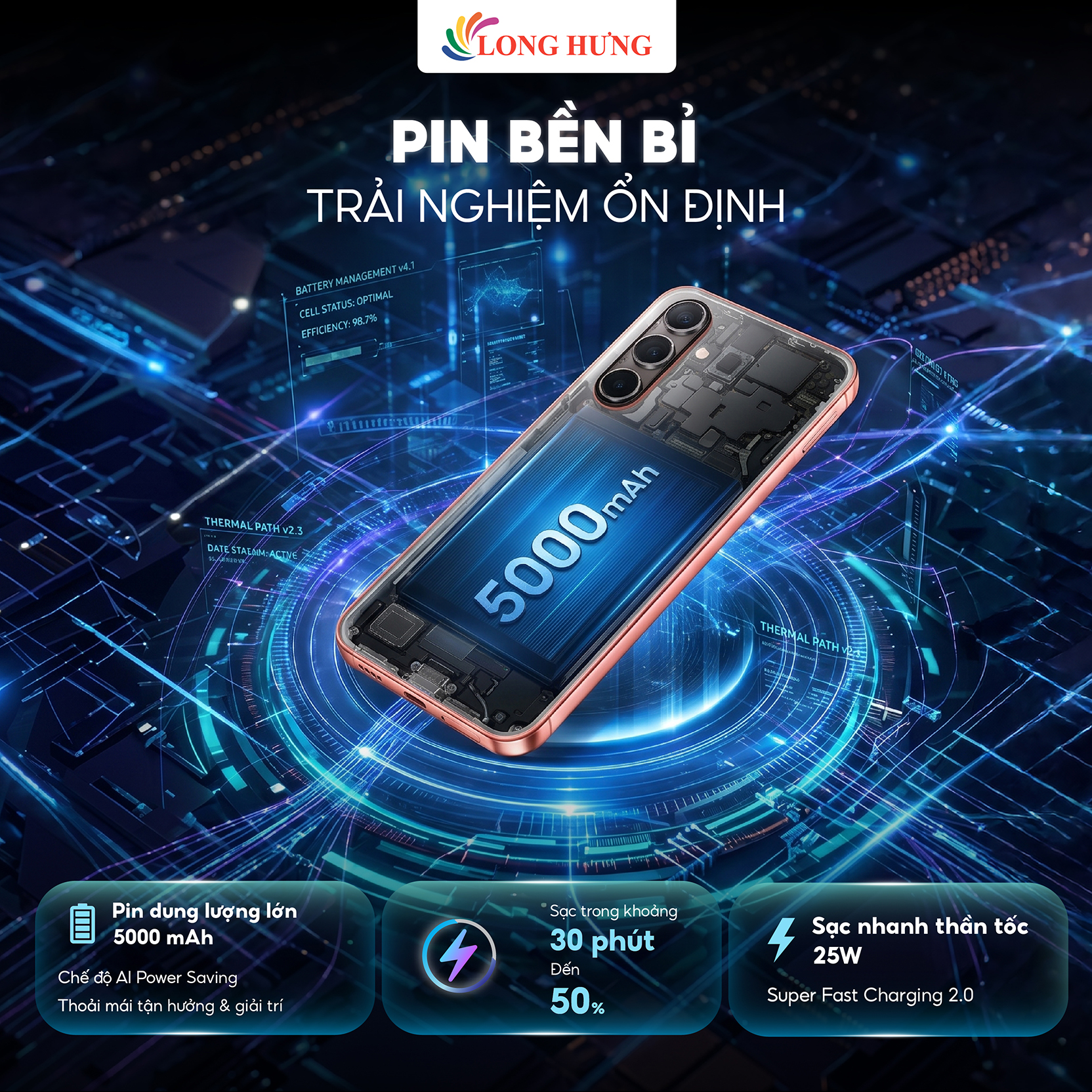 Điện thoại Samsung Galaxy A26 5G (8GB/128GB) - Hàng chính hãng