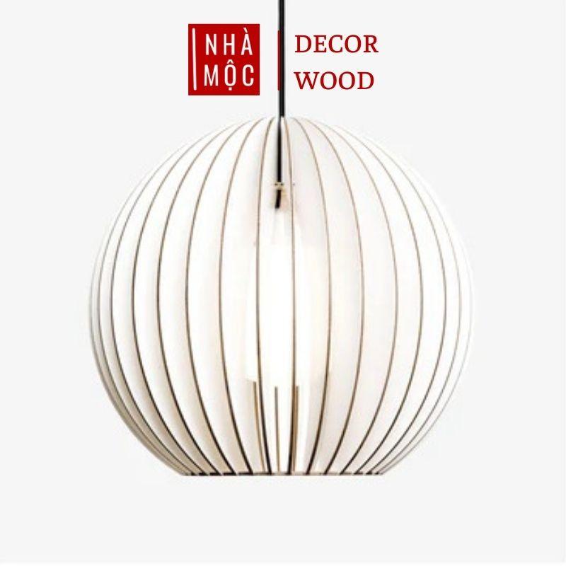 Đèn gỗ thả trần trang trí mẫu TT63