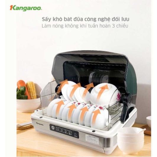 Máy sấy bát tiệt trùng Kangaroo KG45DUV, có tích hợp khử khuẩn bằng tia UV- Hàng chính hãng